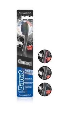 Banat Acrobat Black Pearl Kömür Içerikli Yumuşak Diş Fırçası - 1