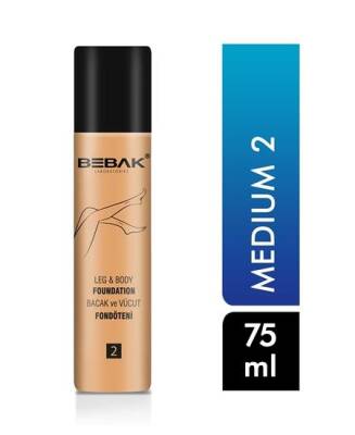 Bebak Bacak Fondöteni Medium No 2 Orta Ton 75 ml - 2