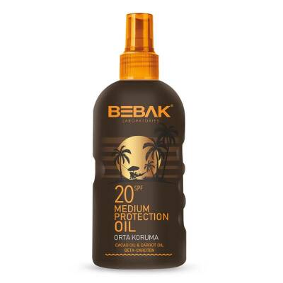 Bebak Bronzlaştırıcı Yağ 20 Spf 150 Ml - 1