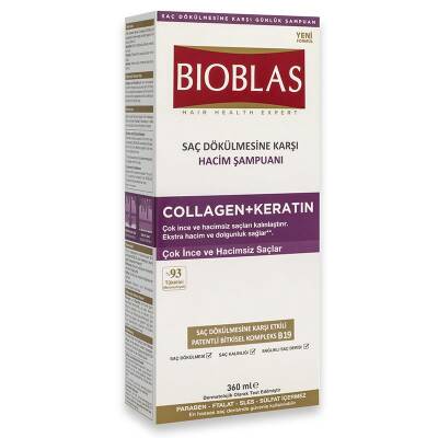 Bioblas Saç Dökülmesine Karşı Hacim Şampuan 360 ml - 2
