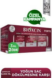 Bioxcin Forte Saç Dökülmesine Karşı Bakım Şampuanı 300 ml 3 Al 2 Öde - 2