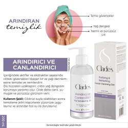 Clades Arındırıcı ve Canlandırıcı Yüz Temizleme Jeli 200 ml - 2