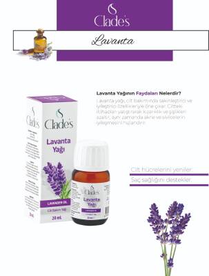 Clades Lavanta Yağı 20 Ml - 1