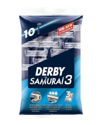 Derby Tıraş Bıçağı 10'lu Poşet Samurai3 - 1
