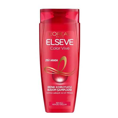 Elseve Color Vive 2'si 1 Arada Renk Koruyucu Bakım Şampuanı 360ml - 1