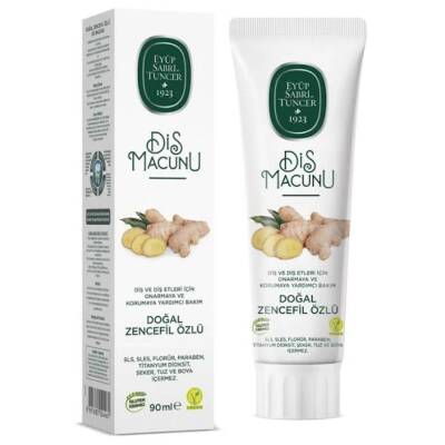 Eyüp Sabri Tuncer Doğal Zencefil Özlü Diş Macunu 90 ml - 1