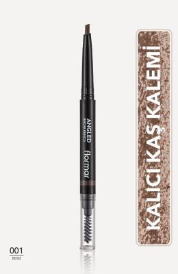 Flormar Açılı Kaş Kalemi Ve Kaş Fırçası Angled Brow 01 - 1