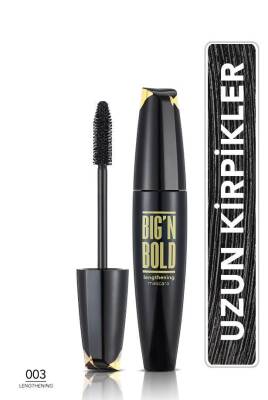 Flormar Big N Bold Uzun ve Hacimli Görünüm Veren Maskara Lengthening - 1