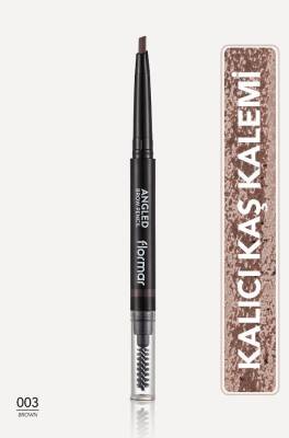 Flormar Kaş Kalemi & Fırçası Angled Brow Pencil Brown 03 - 1