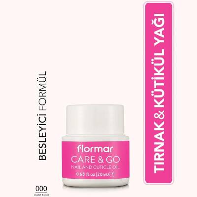 Flormar Pratik Süngerli Tırnak Bakım Yağı - Care & Go Nail Care - 000 - 1