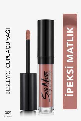 Flormar Silk Matte Yüksek Pigmentli & Mat Bitişli Nemlendirici Likit Ruj - 1