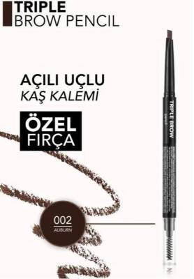 Flormar Triple Brow Kaş Kalemi 002 Auburn - 1