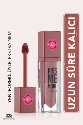 Flormar Uzun Süre Kalıcı Mat Ruj - Kiss Me More-025 Perfect Match - 1