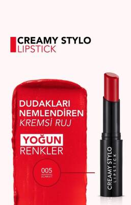 Flormar Yarı Parlak Stick Ruj Creamy Stylo Lipstick 005 - 1