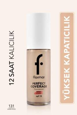 Flormar Yoğun Kapatıcı Su Bazlı Fondöten -131 Warm Nude - 1