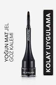 Flormar Yoğun Pigmentli Mat Jel Eyeliner-Gel Eyeliner-001 Gel Black - 1