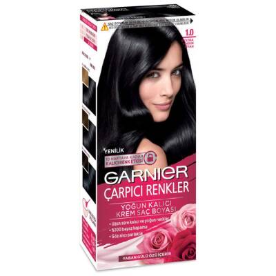 Garnier Çarpıcı Renkler 1.0 Ekstra Yoğun Siyah Saç Boyası - 1