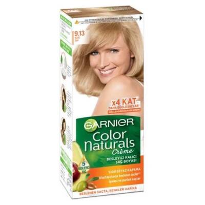 Garnier Color Naturals Saç Boyası 9.13 Açık Küllü Sarı - 1