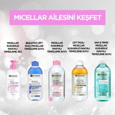 Garnier Saf & Temiz Kusursuz Makyaj Temizleme Suyu 400 ml - 4