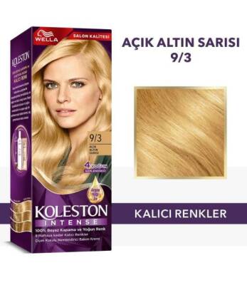 Koleston Intense 9/3 Açık Altın Sarısı - 1