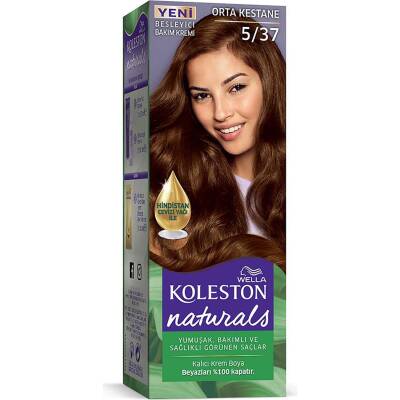 Koleston Naturals Saç Boyası 5/37 Orta Kestane - 1