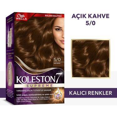 Koleston Supreme Kit 5/0 Açık Kahve - 1