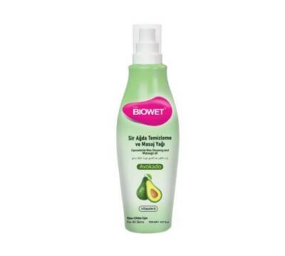 Lady Biowet Sir Ağda Temizleme ve Masaj Yağı 150 ml Avokado - 1