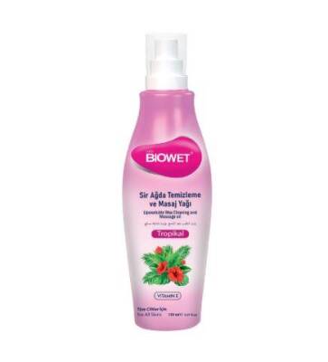 Lady Biowet Sir Ağda Temizleme ve Masaj Yağı 150 ml Tropikal - 1