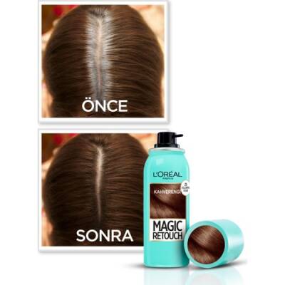 Loreal Paris Beyaz Saçlar için Kapatıcı Kahverengi Saç Spreyi 75 ml - 3