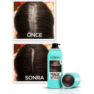 Loreal Paris Beyaz Saçlar için Kapatıcı Koyu Kahverengi Saç Spreyi 75 ml - 3