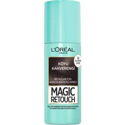 Loreal Paris Beyaz Saçlar için Kapatıcı Koyu Kahverengi Saç Spreyi 75 ml - 4