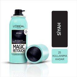 Loreal Paris Beyaz Saçlar Için Kapatıcı Siyah Saç Spreyi - Magic Retouch 01 Noir 75 ml - 1