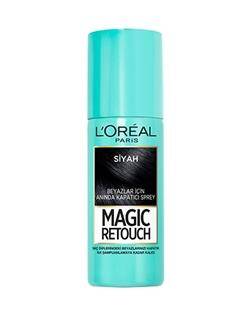 Loreal Paris Beyaz Saçlar Için Kapatıcı Siyah Saç Spreyi - Magic Retouch 01 Noir 75 ml - 2