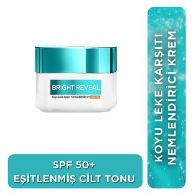 Loreal Paris Bright Reveal Koyu Leke Karşıtı, Cilt Tonu Eşitleyici Spf50 Nemlendirici Krem Niasinamid 50ml - 1