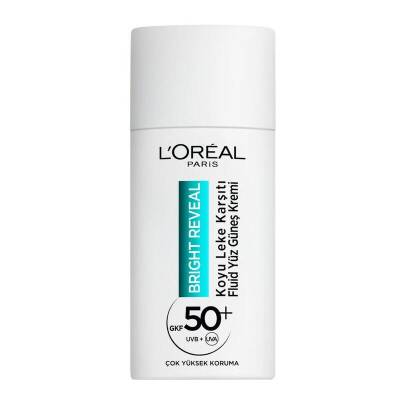 Loreal Paris Bright Reveal Spf 50+ Koyu Leke Karşıtı Fluid Günlük Yüz Güneş Kremi 50ml - 1