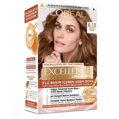 Loreal Paris Excellence Intense 6.13 Mocha Kahve Saç Boyası - 1