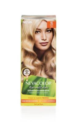 Neva Color Natural 10 Platin - Kalıcı Krem Saç Boyası - 1