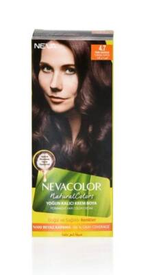 Neva Color Natural Kalıcı Saç Boya Seti 4.7 Türk Kahvesi - 1
