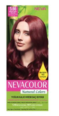 Neva Color Natural Saç Boyası Seti 5.66 Şarap Kızılı - 1