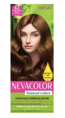 Neva Color Natural Saç Boyası Seti 6.3 Fındık Kabuğu - 1