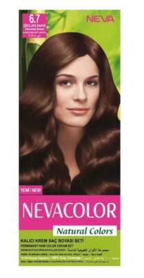Neva Color Natural Saç Boyası Seti 6.7 Çikolata Kahve - 1