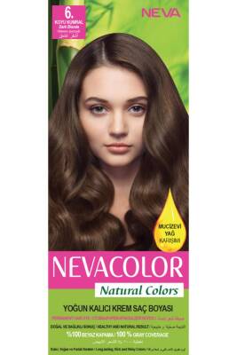 Neva Color Saç Boyası Seti 6 Koyu Kumral - 1