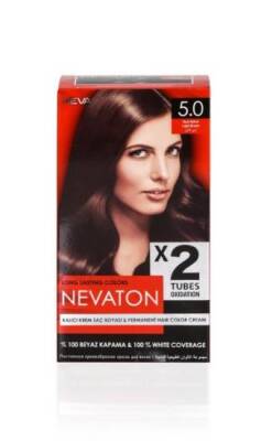 Nevaton 2 Li Saç Boyası 5.0 Açık Kahve - 1