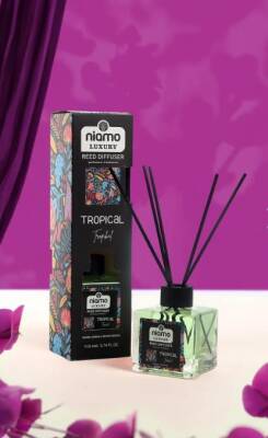 Niamo Tropikal Kokulu Çubuklu Oda Ve Ortam Kokusu Esansiyel Yağ 110 Ml - 1