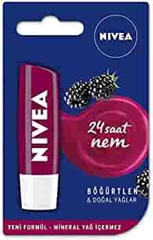 Nivea Böğürtlen Dudak Bakım Kremi 4,8 gr 24 Saat Nem - 1