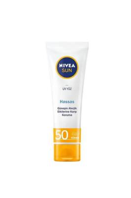Nivea Sun 50 Faktör Güneş Kremi Hassas Koruma Yüz 50 ml - 1