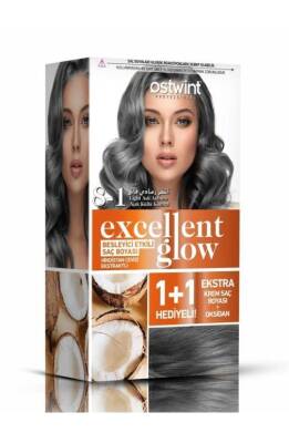 Ostwint Excellent Glow 1+1 Saç Boyası Seti No.8.1 Açık Küllü Kumral - 1
