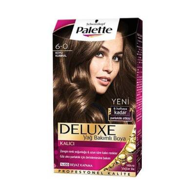 Palette Deluxe Saç Boyası 6-0 Koyu Kumral - 1