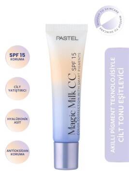 Pastel Magic Milk Cc Spf 15 - Cilt Tonu Eşitleyici Spf 15 Cc Krem 51 Medium Deep - 1