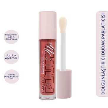 Pastel Plump Up Extra Hydrating Plumping Gloss - Dolgunlaştıran Dudak Parlatıcısı 210 Peach Coral - 1